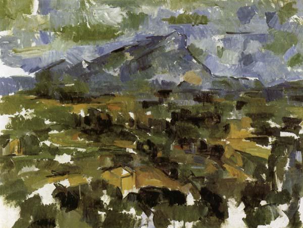 Mont Sainte-Victoire,Seen from Les Lauves, Paul Cezanne